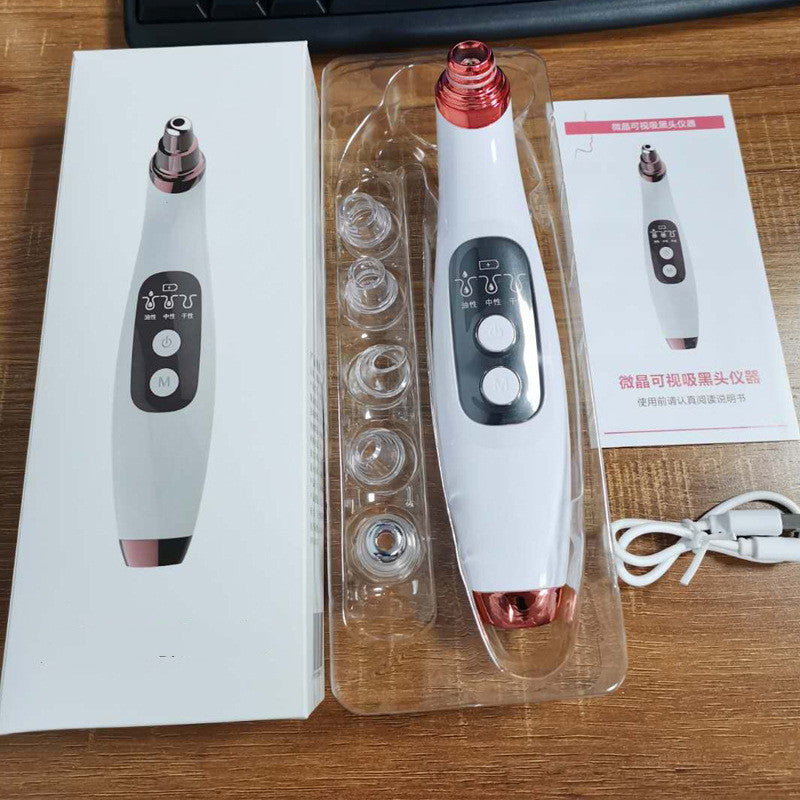 Recore electric vacuum suction blackhead remover with LED display screen