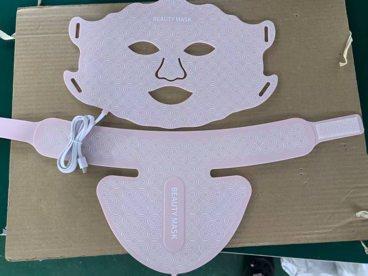 Recore flexible silicone beauty mask with red light LED photon therapy