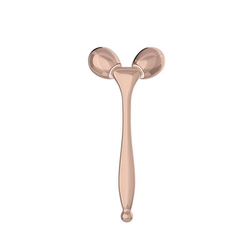 Recore 3D roller face-slimming device and metal eye massager tool