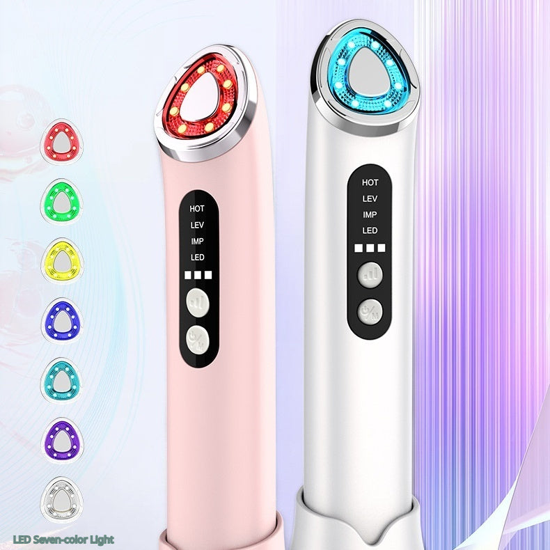 Recore 7-color photon facial massager beauty device for home skincare