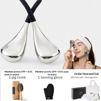 Recore ice spoon facial beauty massage tool for under-eye de-puffing