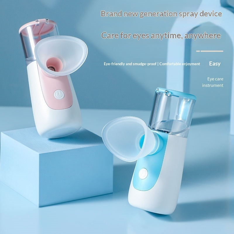 Recore nano-spray hydrating handheld facial beauty device spraying fine mist