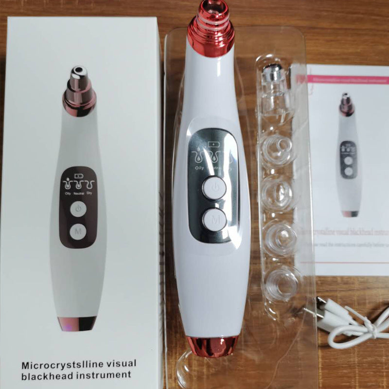 Recore electric vacuum suction blackhead remover with LED display screen